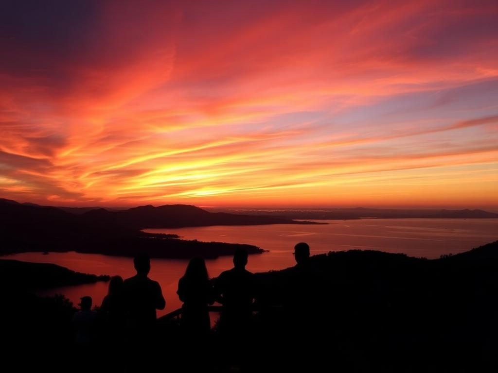 Mirante da Lagoa ao Pôr do Sol